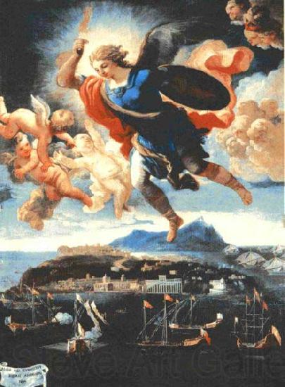 Nicola Russo apparizione di san Michele Spain oil painting art